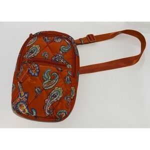 Vera Bradley Sling Bag CrossbodyFanny Pack Burnt Orange Boho Adjustable Strap